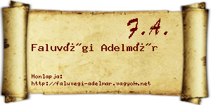 Faluvégi Adelmár névjegykártya